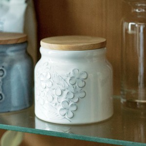 Mino ware Storage Jar/Bag White Made in Japan