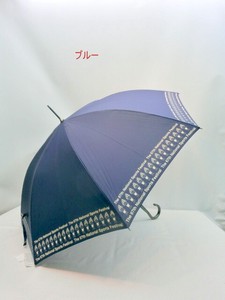 通年新作）雨傘・長傘-婦人　清流国体グッズ　ミナモボーダー男女兼用ジャンプ雨傘