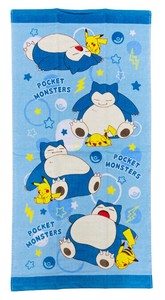 Towel Pikachu Character Bath Towel Pokemon Snorlax