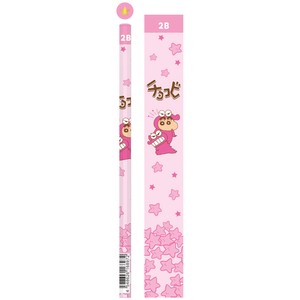 【ティーズ】クレヨンしんちゃん六角鉛筆2B　チョコビ／ピンク