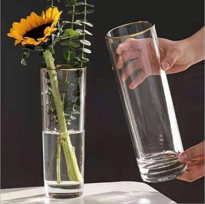 モダンでシンプルな水耕栽培フラワーボトルホームガラス花瓶 YMA1407