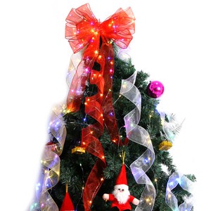 クリスマスの飾り リボン点滅ライトストリング YMA1661