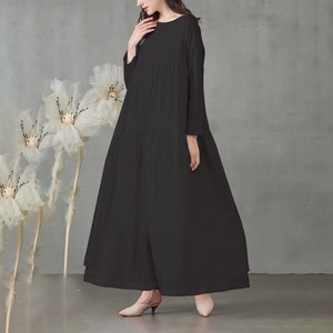 Long Sleeve One-piece Dress Casual Long One-piece Dress 12 4