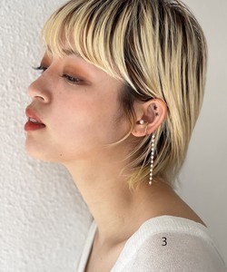 Clip-On Earring Silver Post Ear Cuff