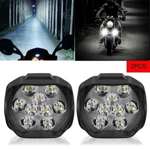 1PC 9 LED オートバイバイクヘッドライトスポットライト LED 純正電球 10 ワット 1300 ミリリットル白
