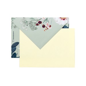 【クレールフォンテーヌ】Pollen カード・封筒セット ”ボタニックガーデン” 2022新作