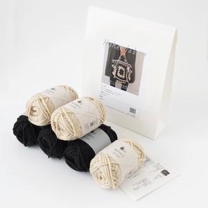knitworm 編み物キット #5-3 モチーフつなぎの大きめバッグ
