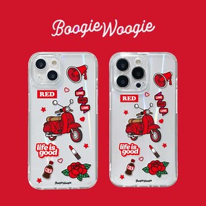 BOOGIE WOOGIE  バックカバー オーロラケース Red【iPhone 13 / 13 Pro / 13 mini】