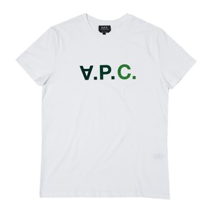 A.P.C. Tシャツ VPC MULTICOLORE M'S T-SHIRT COBQX H26098 メンズ GREEN KAA アー・ペー・セー