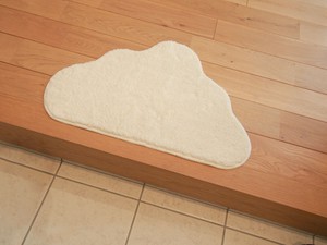 Interior Mat Pastel Color Mini Cloud Accent Doormat Bath Mat
