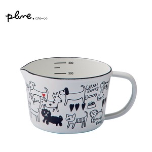 Enamel Measuring Cup Monotone Gift Dog