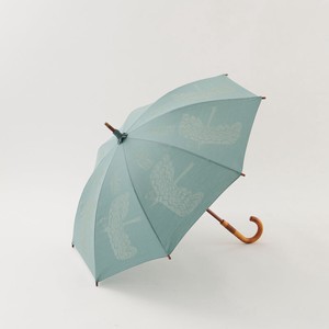 日傘(晴雨兼用) 47cm T/C バード GRAYISH GREEN 【392／サンキューニ】 Q095