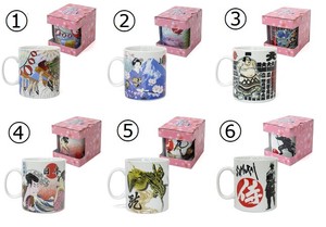 Mug Japanese Pattern 6-types