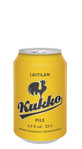 【再入荷】【北欧】Kukko ビールピルス330ml　4.5%