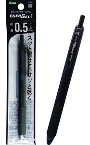 日本製 made in japan ぺんてる エナージェルエス0.5黒 速乾ゲルインキ 33-295