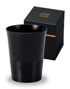 漆器 伝 TSUTAE トールカップ 黒 [lacquerware kitchenware made in Japan tableware]