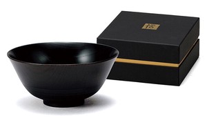 漆器 伝 TSUTAE 飯椀 黒 [lacquerware kitchenware made in Japan tableware]