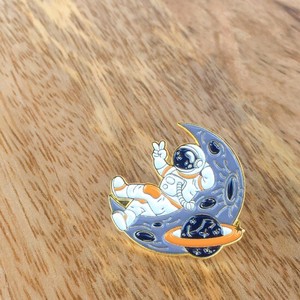 pin Brooch Space