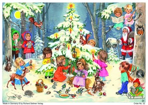 【4/30まで】アドベントカレンダー クリスマスツリーの飾りつけ【クリスマス/受注発注商品/ドイツ製】