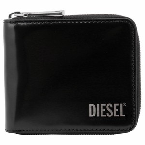 ディーゼル ラウンドジップ 二つ折り財布 ブラック DIESEL X08191 PS679 T8013