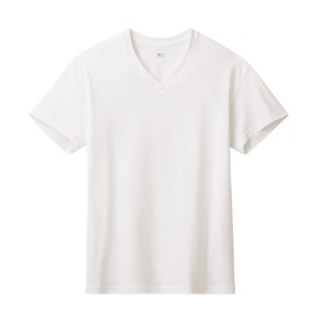 YG/COTTON100％　天竺　VネックTシャツ