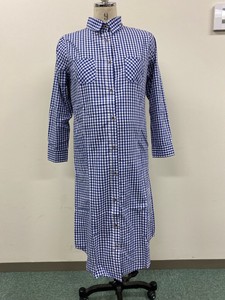 Checkered Shirt One-piece Dress