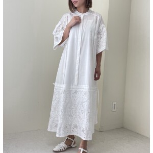 Casual Dress Long One-piece Dress Drawstring
