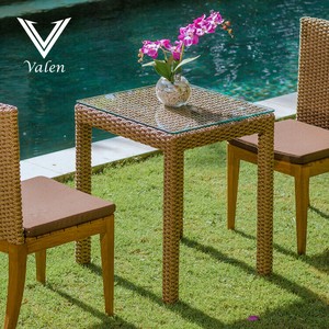 【直送可】カフェテーブル シンセティックヒヤシンス アウトドア家具 ガーデン家具 アジアン