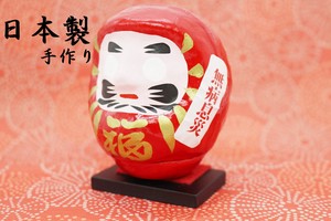 Made in Japan Handmade Good Luck Size 1 Daruma Red Lucky Goods Interior