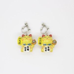 Earring Beckoning cat Cat Accessory Fashion Good Luck Happiness Ladies