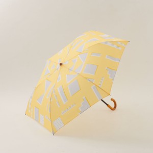 折畳雨傘 50cm フィーリング YELLOW 【392／サンキューニ】 Q032