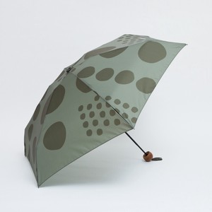 折畳雨傘 50cm マル KHAKI 【392／サンキューニ】 A41002/Q042