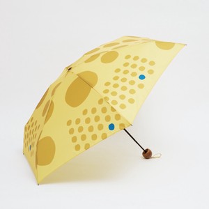 折畳雨傘 50cm マル YELLOW 【392／サンキューニ】 A41002/Q042