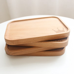 正方形の木製パレット パン皿 B14YMA867