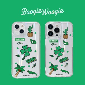 BOOGIE WOOGIE バックカバーオーロラケース Green【 iPhone 13 / 13 Pro / 13 mini 】