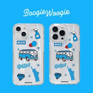 BOOGIE WOOGIE オーロラケース バックカバー Blue【iPhone 13 / 13 Pro / 13 mini】
