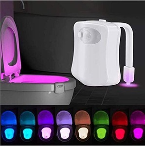 Bowl LED Toilet Night Light Multi-Color Sensor Lighting