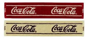 セール　コカ･コーラ ジャカードハンギングタオル (クラシック　RED/BEIGE)　アメリカン雑貨