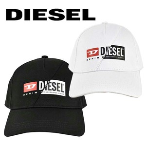 DIESEL 帽子 CAP BLACK/WHITE ディーゼル