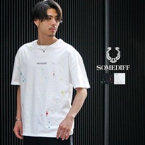 【2022年春の新作】スプラッシュ半袖Tシャツ/SOMEDIFF