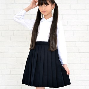 小学生 小学校 制服 スカート 車ヒダ 紺 A体/110A-170A B体/130B-170B