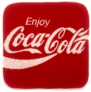 コカ･コーラ ジャカードハンドタオル(RED)　アメリカン雑貨