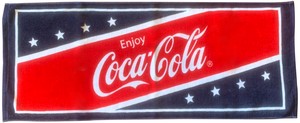 コカ･コーラ プリントフェイスタオル (星条旗)