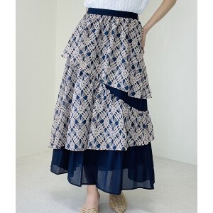 Skirt Printed Tiered