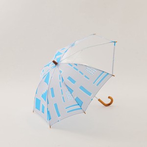 キッズ雨傘 45cm フィーリング BLUE 【392／サンキューニ】 Q033