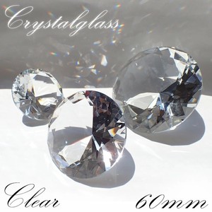 クリスタルガラス サイズ15mm クリア ダイヤモンド 風水 プリズム ガラス 雑貨