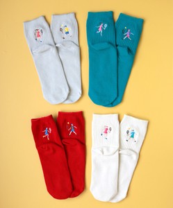 2 Pairs Socks Tennis Embroidery Short Socks 2