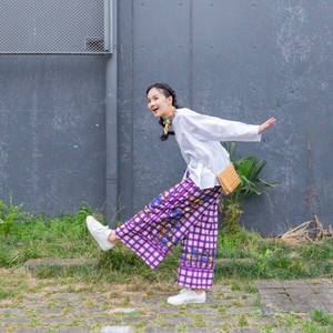 2022 summer Reserved items Pants Lotus Checkered