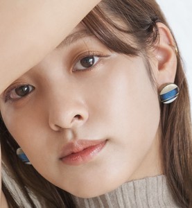 Mino ware Pierced Earringss Made in Japan