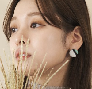 Mino ware Pierced Earringss Made in Japan